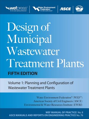 cover image of Design of Municipal Wastewater Treatment Plants MOP 8